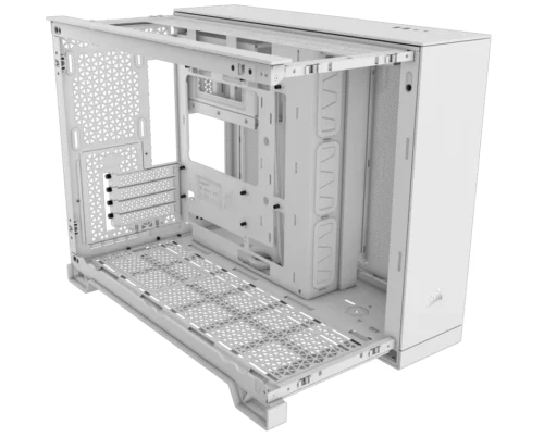 CORSAIR 2500X Mid-Tower Dual Chamber PC Case - White - Image 2