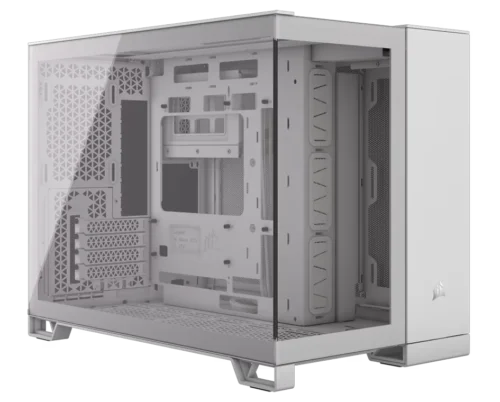 CORSAIR 2500X Mid-Tower Dual Chamber PC Case - White