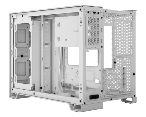 CORSAIR 2500X Mid-Tower Dual Chamber PC Case - White - Image 3