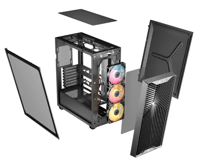 CORSAIR 3200D RS ARGB Mid-Tower PC Case - Black - Image 2