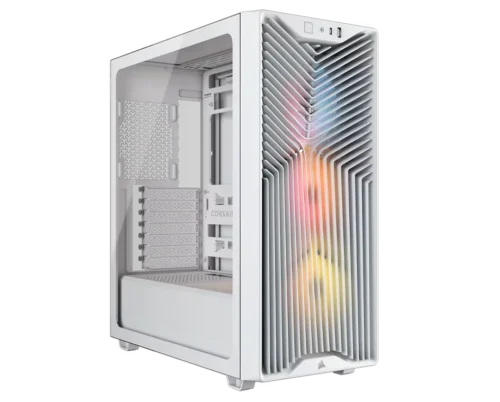 CORSAIR 3200D RS ARGB Mid-Tower PC Case - White