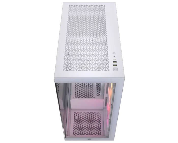 CORSAIR 3500X ARGB Mid-Tower PC Case - White - Image 2