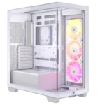 CORSAIR 3500X ARGB Mid-Tower PC Case - White