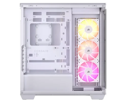 CORSAIR 3500X ARGB Mid-Tower PC Case - White - Image 3