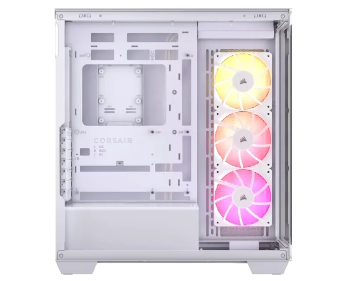CORSAIR 3500X ARGB Mid-Tower PC Case - White - Image 3