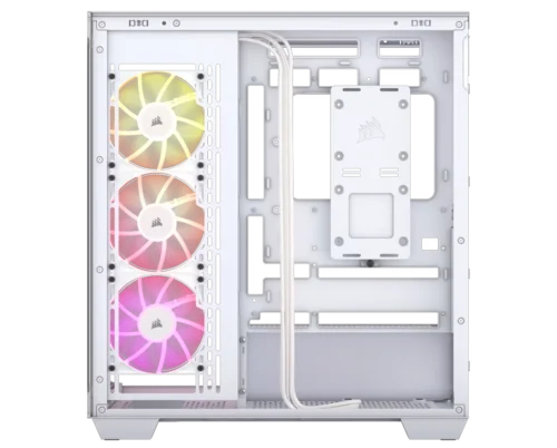 CORSAIR 3500X ARGB Mid-Tower PC Case - White - Image 4