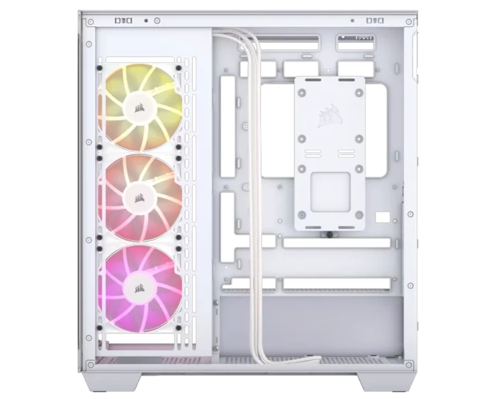 CORSAIR 3500X ARGB Mid-Tower PC Case - White - Image 4