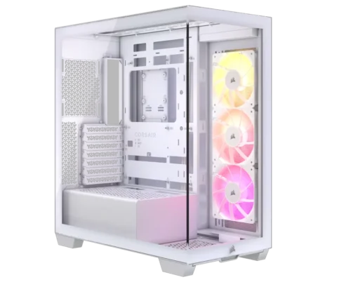 CORSAIR 3500X ARGB Mid-Tower PC Case - White