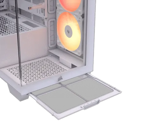 CORSAIR 3500X RS-R ARGB Mid-Tower PC Case - White - Image 2