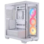 CORSAIR 3500X RS-R ARGB Mid-Tower PC Case - White