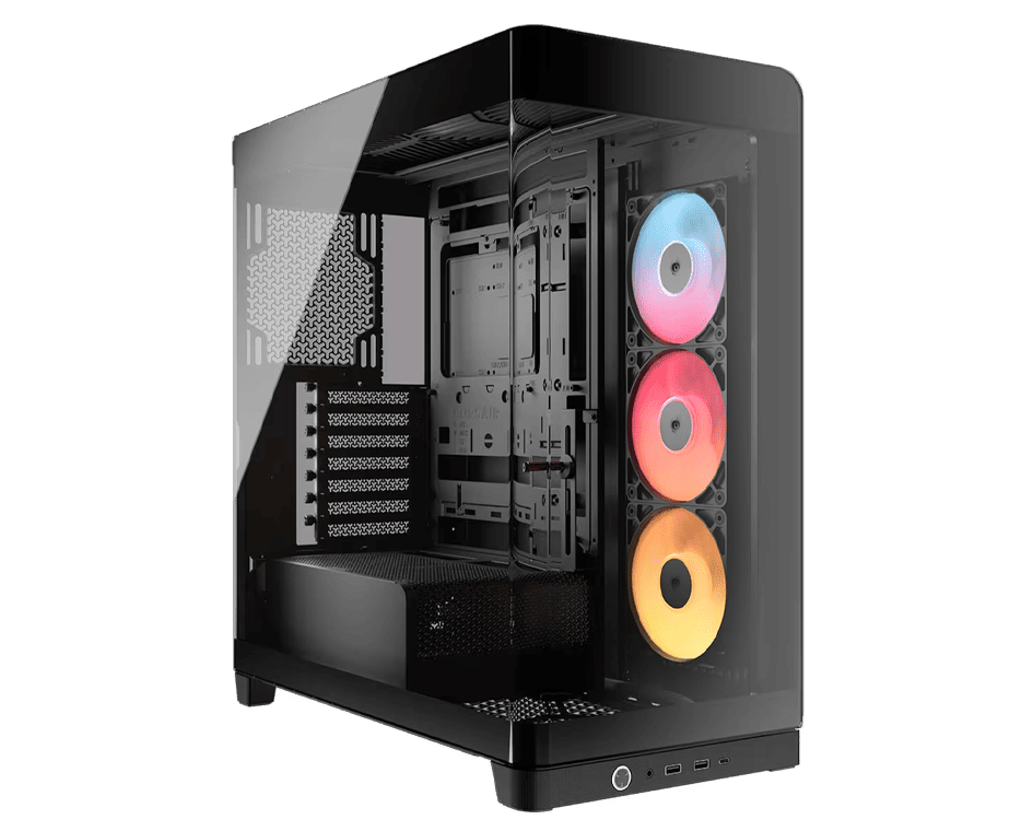 CORSAIR 4500X ARGB CASE BLACK CORSAIR FRAME 4500X RS-R ARGB Panoramic Glass Mid-Tower PC Case - Image 1