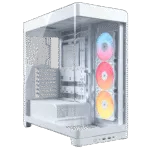 CORSAIR FRAME 4500X RS-R ARGB Panoramic Glass Mid-Tower PC Case-White