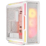 CORSAIR iCUE LINK 5000T LX RGB Mid-Tower High-Performance PC Case - White