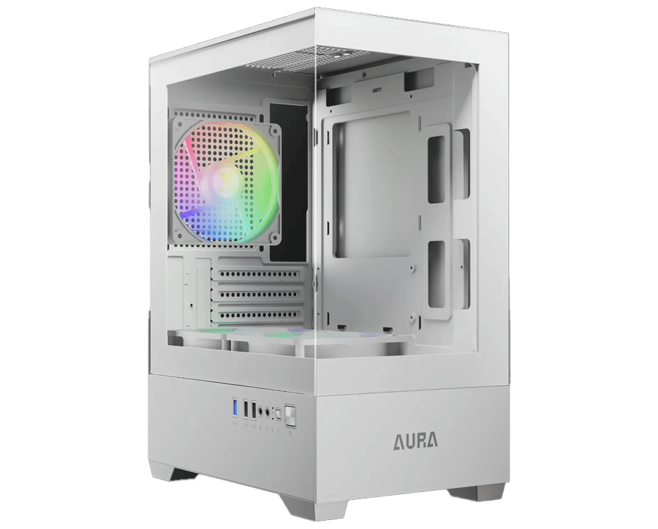 GAMDIAS AURA GC9M ARGB GAMDIAS AURA GC9M ARGB Case-White - Image 1