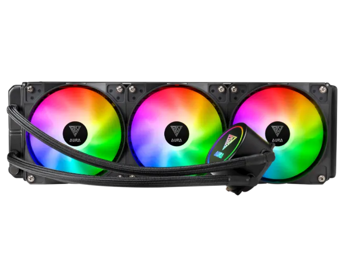 GAMDIAS AURA GL360 RGB Liquid CPU Cooler - Image 2