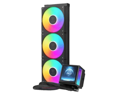 GAMDIAS CHIONE P5-360 ARGB 360MM Liquid Cooler - Image 3