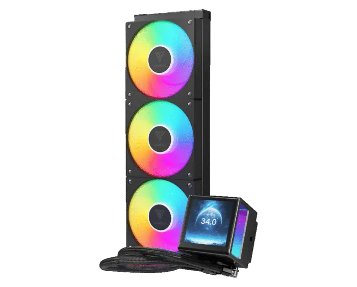 GAMDIAS CHIONE P5-360 ARGB 360MM Liquid Cooler - Image 3