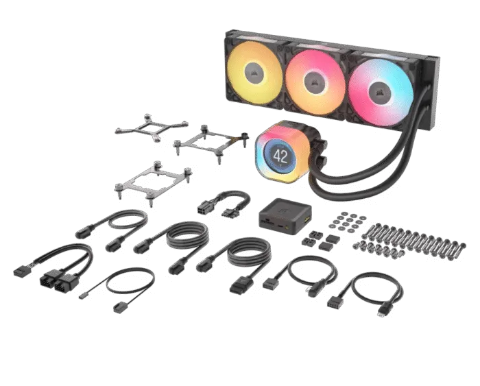 CORSAIR iCUE LINK TITAN 360 RX LCD Liquid CPU Cooler - Image 3