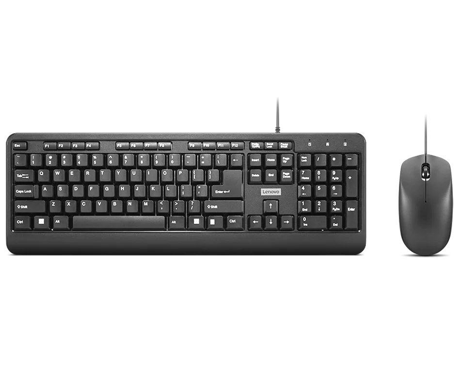 LENOVO 160 KEYBOARD & MOUSE COMBO Lenovo 160 Wired Keyboard & Mouse Combo - Image 1