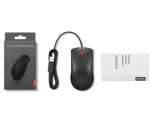 Lenovo 120 Wired Mouse - Image 5