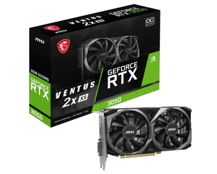 MSI GeForce RTX™ 3050 VENTUS 2X XS 8G OC Graphic Card