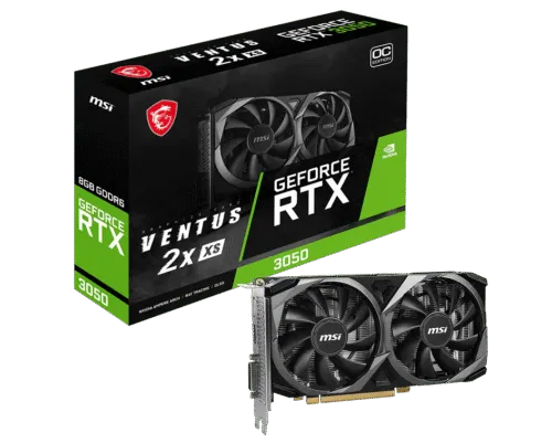 MSI GeForce RTX™ 3050 VENTUS 2X XS 8G OC Graphic Card