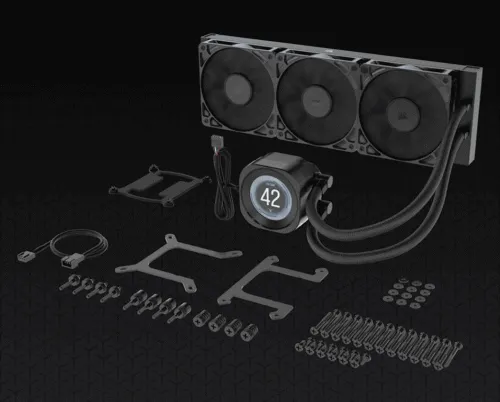 CORSAIR NAUTILUS 360 RS LCD Liquid CPU Cooler - Image 3