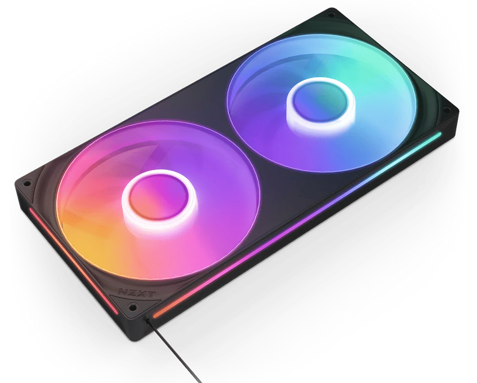 NZXT F280 RGB CORE-2 NZXT F280 RGB CORE 280mm Single Frame Black FAN - Image 1