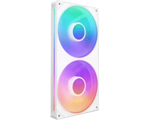 NZXT F280 RGB CORE 280mm Single Frame Black FAN-White - Image 2