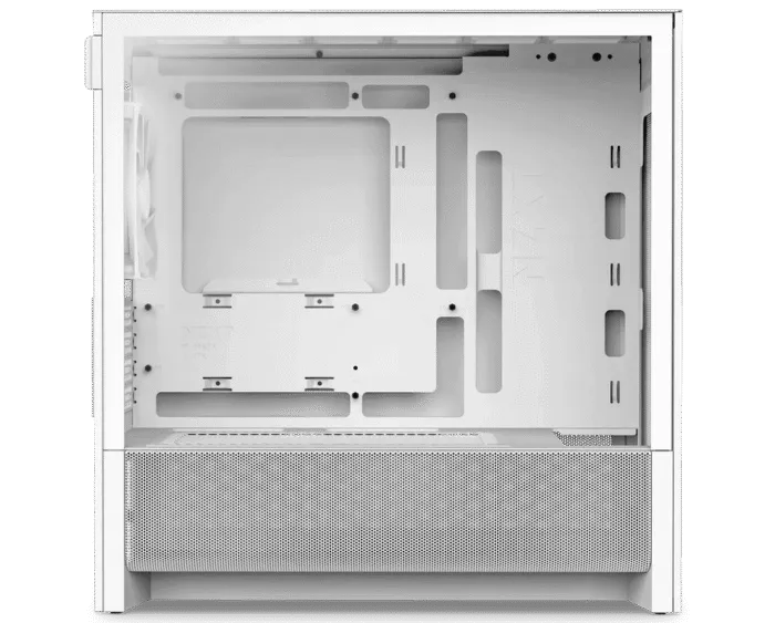 NZXT H3 Flow Micro-ATX Airflow Case-White - Image 7