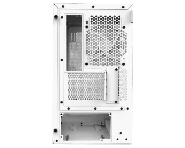 NZXT H3 Flow Micro-ATX Airflow Case-White - Image 6