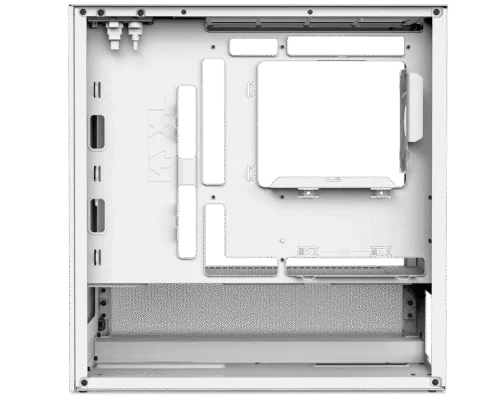 NZXT H3 Flow Micro-ATX Airflow Case-White - Image 3