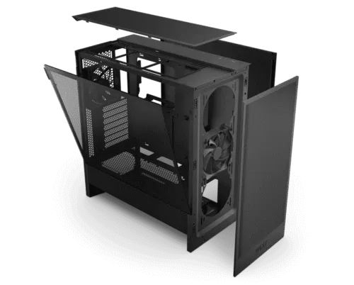 NZXT H5 Flow Compact Mid-Tower ATX Airflow Case - Image 2