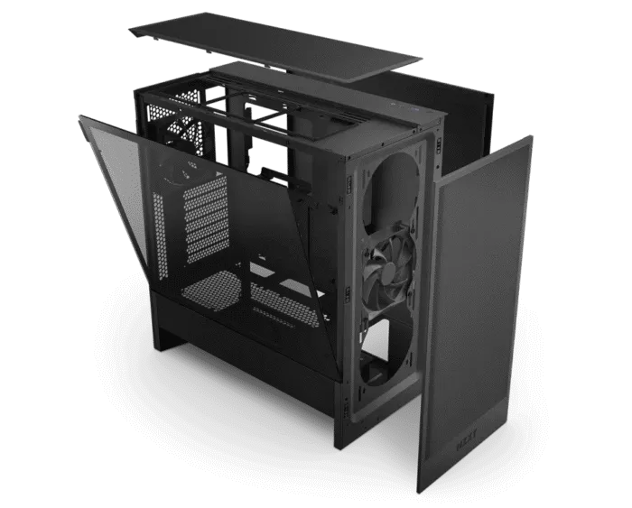 NZXT H5 Flow Compact Mid-Tower ATX Airflow Case - Image 2