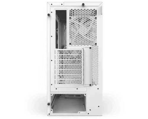 NZXT H5 Flow Compact Mid-Tower ATX Airflow Case-White - Image 4