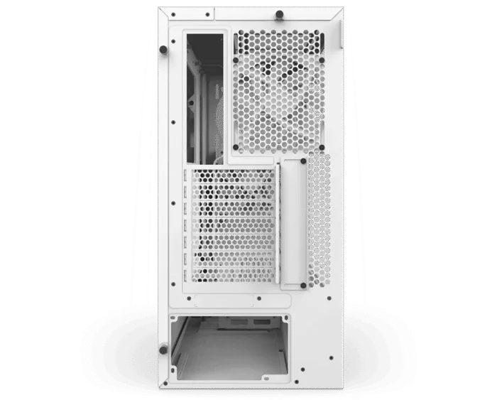 NZXT H5 Flow Compact Mid-Tower ATX Airflow Case-White - Image 4