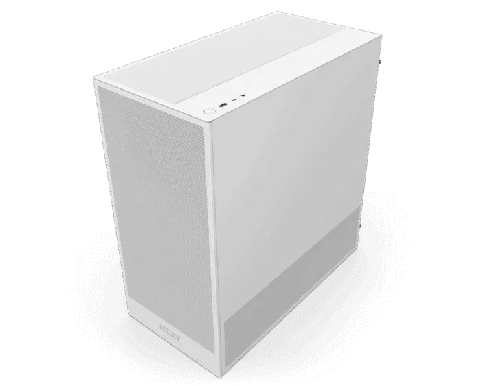 NZXT H5 Flow Compact Mid-Tower ATX Airflow Case-White - Image 6