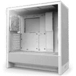 NZXT H5 Flow Compact Mid-Tower ATX Airflow Case-White