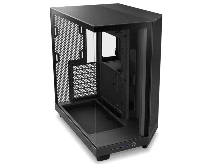 NZXT H6 Flow RGB Compact Dual-Chamber Mid-Tower Airflow Case - Image 4