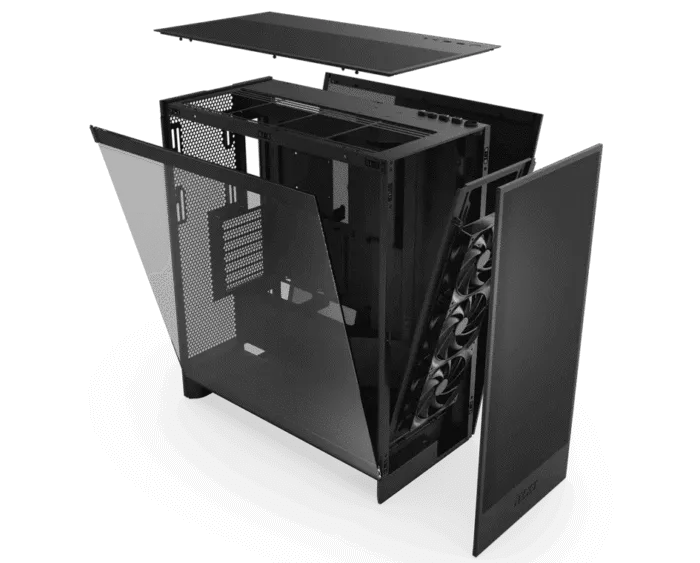 NZXT H7 Flow Mid-Tower ATX Airflow Case-Black - Image 5