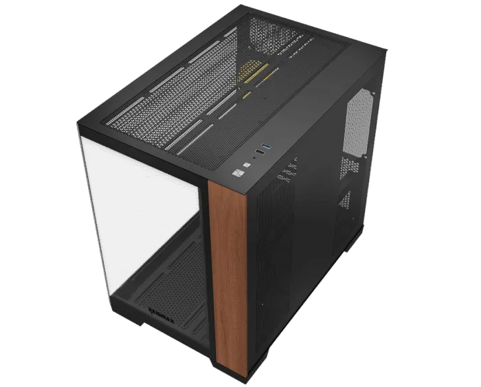 RAIDMAX INFINITA i610 Wood Black ARGB Mid-Tower Case - Image 3
