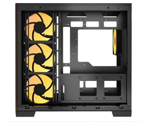 RAIDMAX INFINITA i610 Wood Black ARGB Mid-Tower Case - Image 4