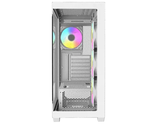 RAIDMAX Infinita I800 Black ARGB Mid-Tower Gaming Case-White - Image 2