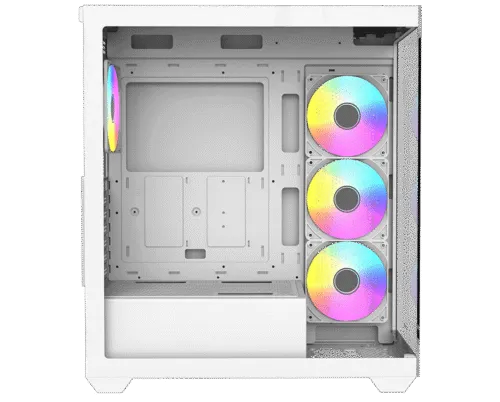 RAIDMAX Infinita I800 Black ARGB Mid-Tower Gaming Case-White - Image 4
