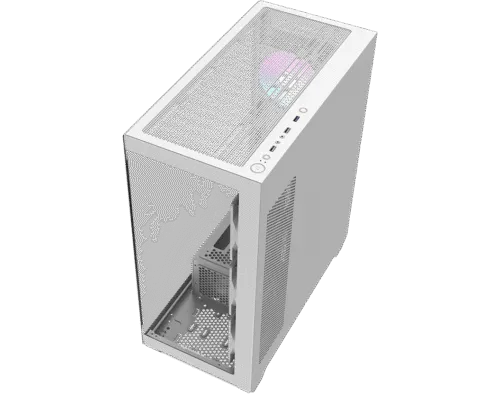 RAIDMAX Infinita I800 Black ARGB Mid-Tower Gaming Case-White - Image 5