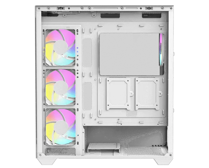 RAIDMAX Infinita I800 Black ARGB Mid-Tower Gaming Case-White - Image 6