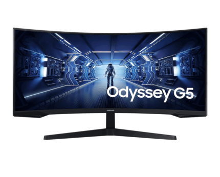 SAMSUNG Odyssey G5 34Inch Curved UWQHD 165Hz Gaming Monitor