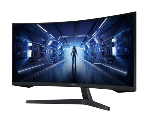 SAMSUNG Odyssey G5 34Inch Curved UWQHD 165Hz Gaming Monitor - Image 3