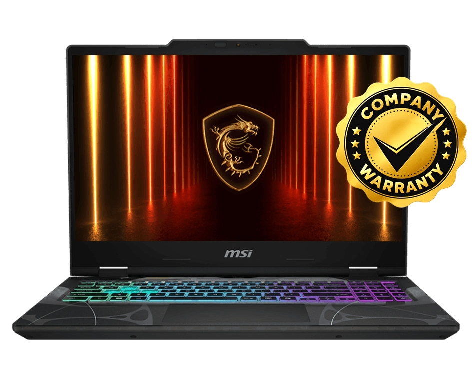 msi cyborg b2rwkge-1-1 MSI CYBORG 15 B2RWEKG Laptop (Intel® Core™ 7 processor 240H/16GB RAM/1TB NVMe SSD/VGA RTX 5050 8GB/15.6" FHD Display/Windows 11 Home) - Image 1